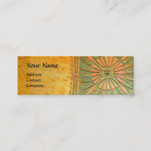 MORGEN-STERN, MONOGRAMM MINI VISITENKARTE