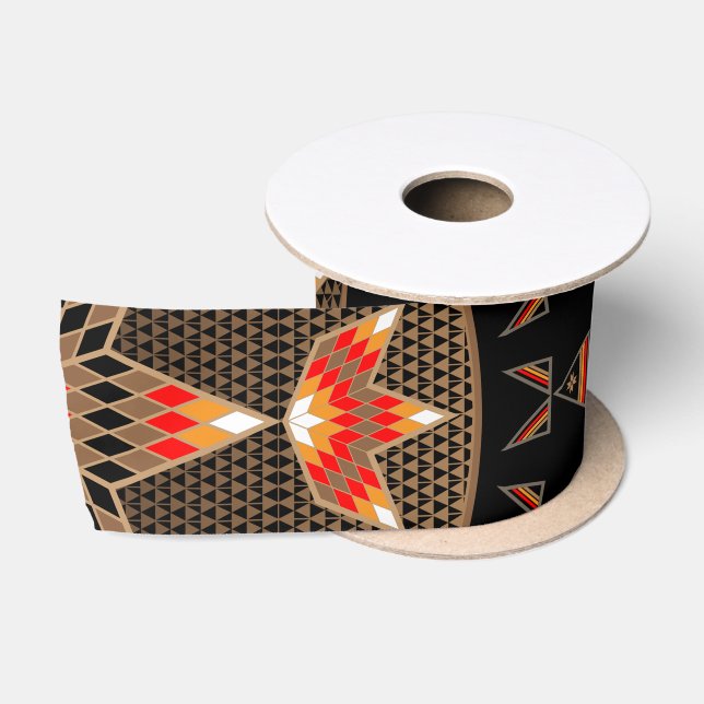 Morgen-SternTipi (Brown) Satinband (Spule)