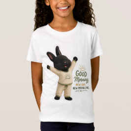 Morgen Stretch Hase Aufkleber T-Shirt