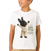Morgen-Stretch-Hase-Aufkleber