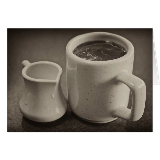 Morgen-Tasse Kaffee (Vorderseite (Horizontal))