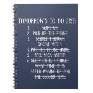 Morgen-To-Do-Liste Notizblock