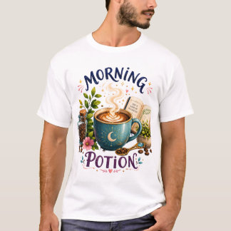 Morgen-Trank – Magisches Kaffeeliebhaber Cozy Desi T-Shirt