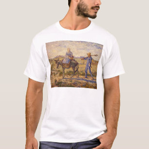 Morgen Vincent van Goghs , gehend aus zu arbeiten T-Shirt