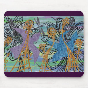 Morgen-Vögel mousepad