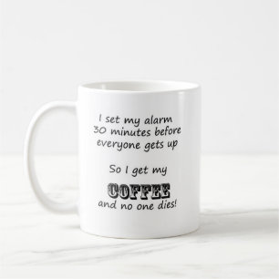 Morgen-Warnung Tasse