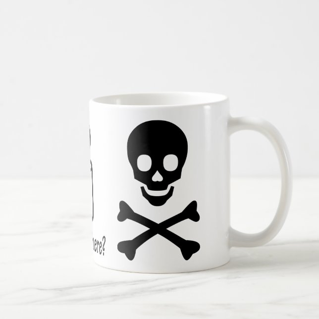 MORGEN, wer dort ist, wo man hingehen soll Tasse (Rechts)