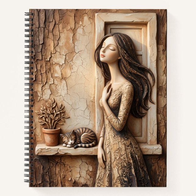 Morgen-Windows-Journal The Quiet Studio Notizbuch (Vorderseite)