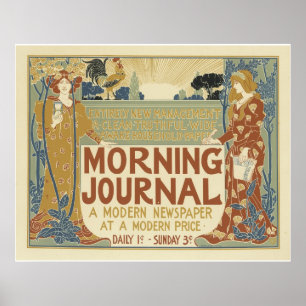 Morgen-Zeitschriften-Plakat Poster