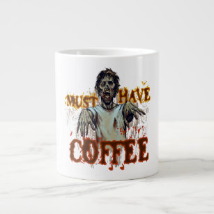 Morgen-Zombie-Kaffee-Tasse Jumbo-Tasse