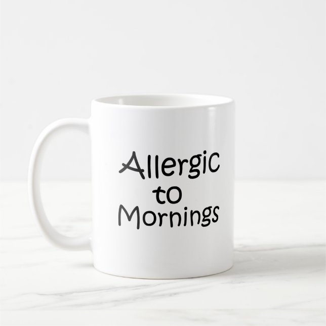 Morgenallergie Kaffeetasse (Links)