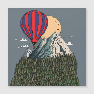 Morgenballonfahrt Magnetkarte