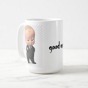 Morgenbecher mit Boss Baby. Kaffeetasse