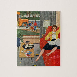 Morgencafépause Puzzle
