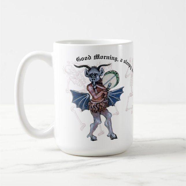 Morgencoffee Demoniac-Tasse Kaffeetasse (Links)