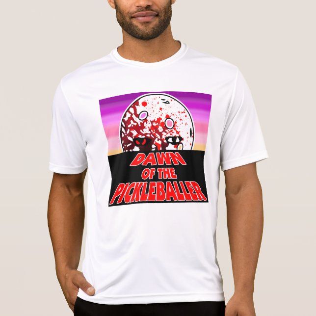 Morgendämmerung des Halloween-Horrors Zombie T-Shirt (Vorderseite)