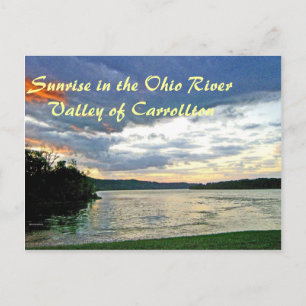 Morgendämmerung eines neuen Tages Postkarte