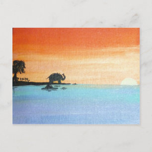 Morgendämmerung_ElephantAngebotGebete_AnjaliSanghi Postkarte