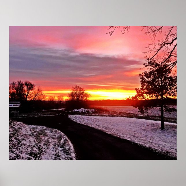 MORGENDÄMMERUNG IM WINTER POSTER (Vorne)