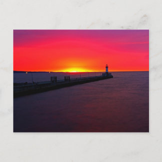 Morgendämmerung in Duluth Postkarte