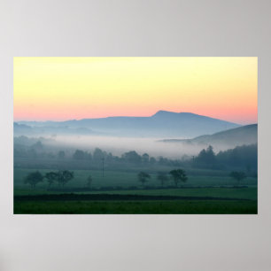Morgendämmerung über Hadrians Wall Poster