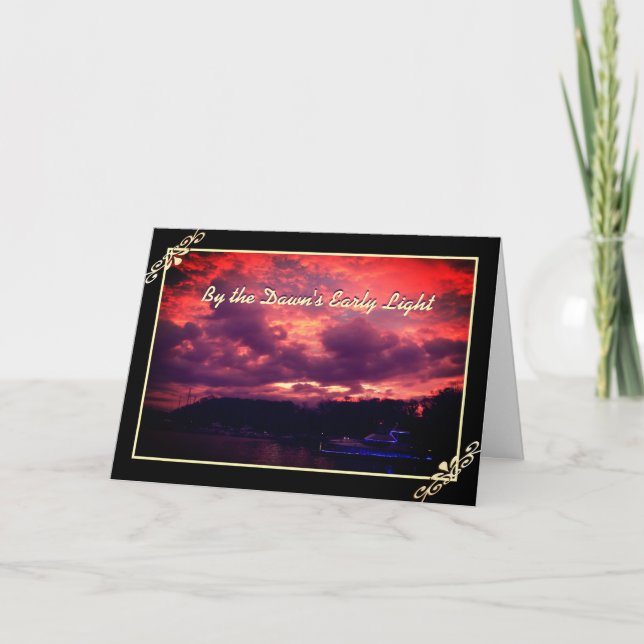 Morgendliche Geburtstagskarte Karte (Vorderseite)