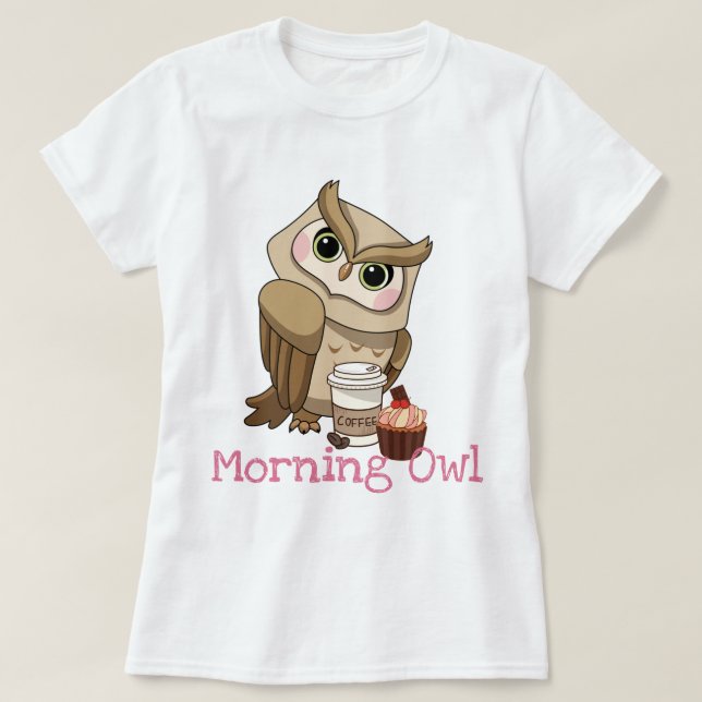 morgendlicher Owl-T - Shirt (Design vorne)