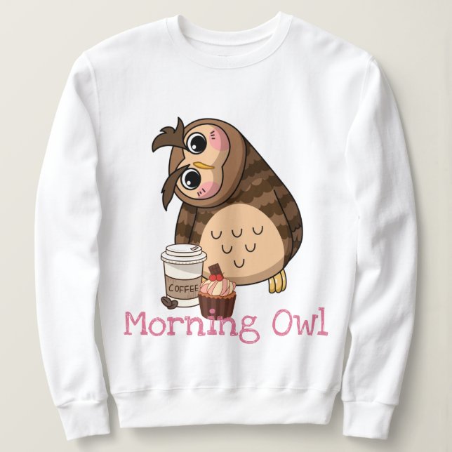 morgendlicher Owl-T - Shirt (Design vorne)