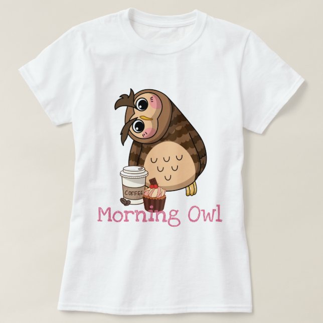 morgendlicher Owl-T - Shirt (Design vorne)