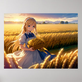 Morgenernte: Anime Fields Poster