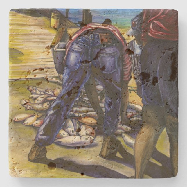 Morgenfang, Hafen Insel Steinuntersetzer (Vorderseite)