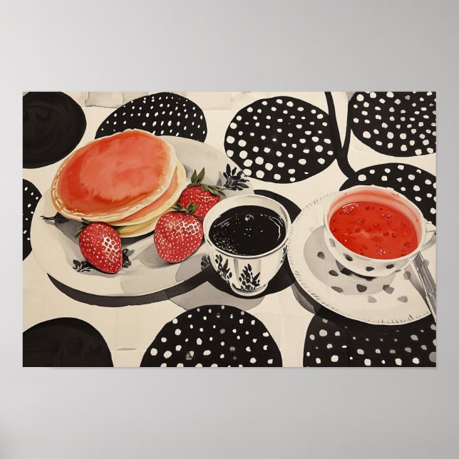 Morgenfrühstück Poster (Vorne)