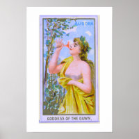 Morgengöttin, Aurora, Poster Print