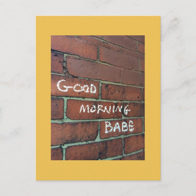 Morgengras Postkarte (Vorderseite)