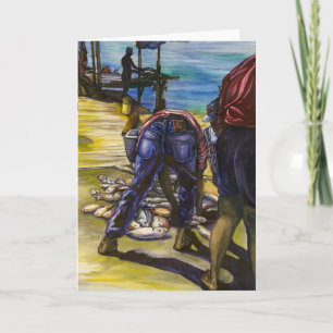 Morgengrauen, Bahamas Grußkarte Karte