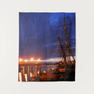 Morgengrauen im Foto durch Knistern Wandteppich