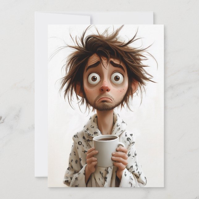 Morgengrauen: Kaffee zuerst, Fragen später Einladung (Vorderseite)