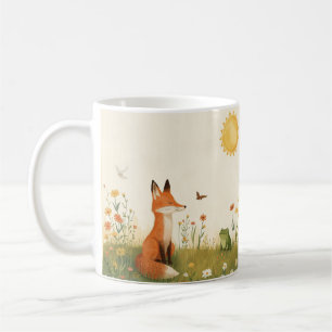 Morgenharmonie – Kuscheliger Fuchs und Frosch Kaff Kaffeetasse