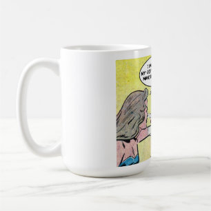 Morgenkaffee Drinkers Funny Comic Strip Kaffeetasse