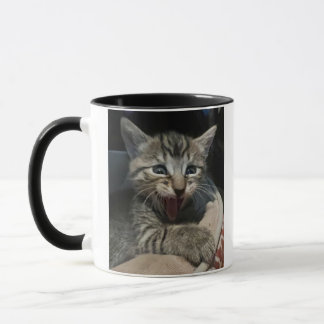 Morgenkaffee. Katzenspaß. Katzenkaffeetasse. Tasse