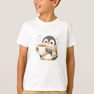 Morgenkaffee Pinguin T-Shirt