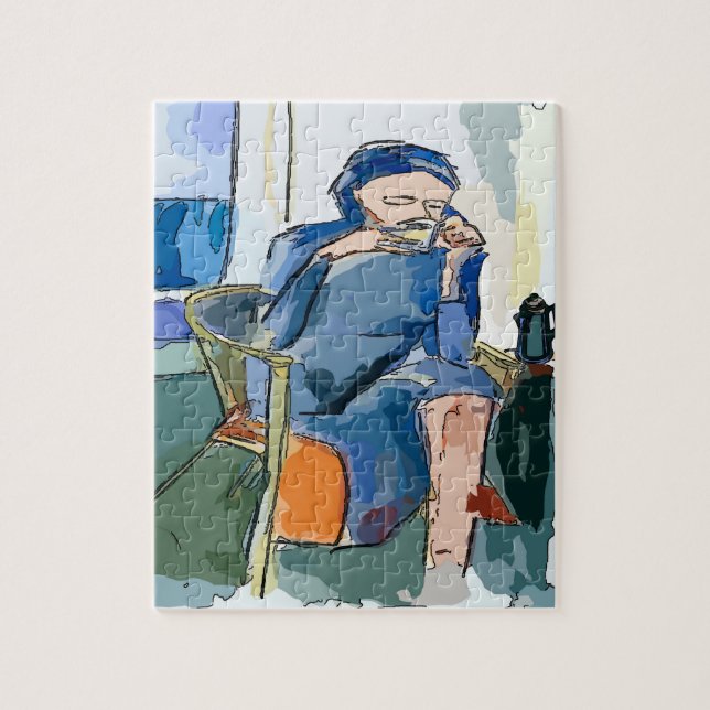 Morgenkaffee, Puzzle (Vertikal)