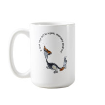 Morgenkaffee-Tasse mit freundlichen, mittelalterli