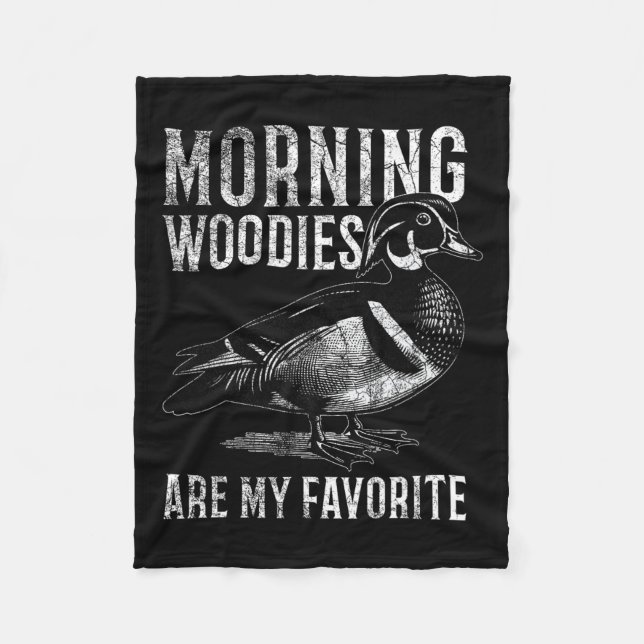 Morgenköche sind meine liebsten humorvollen Jagd s Fleecedecke (Vorderseite)