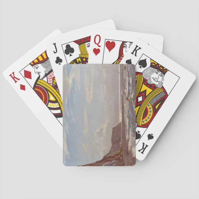 Morgenküste auf der Isle of Wight (von Talmage) Spielkarten (Rückseite)