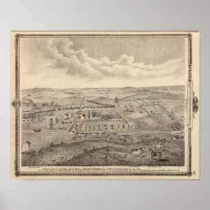 Morgenlandschaft, JD-Flüsse Poster