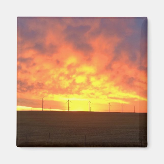 Morgenlicht Magnet (Vorne)