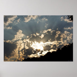 Morgenlicht nach dem Sturmplakat Poster