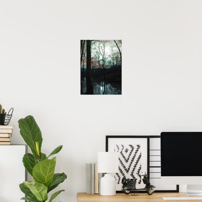 Morgenlicht Poster (Heimbüro)