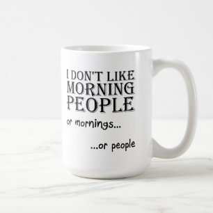 Morgenmenschen-Tasse Tasse